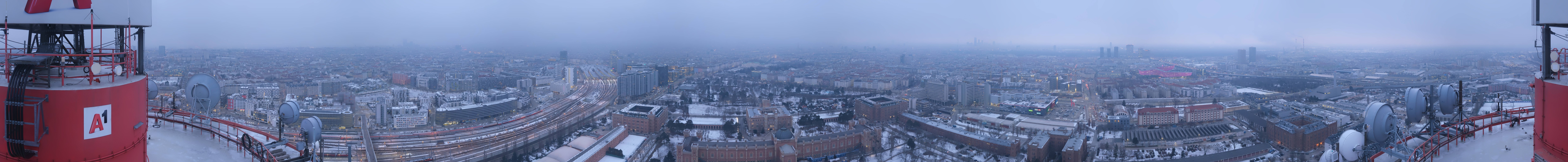 Archiv Foto Webcam Wien - Stadtpanorama