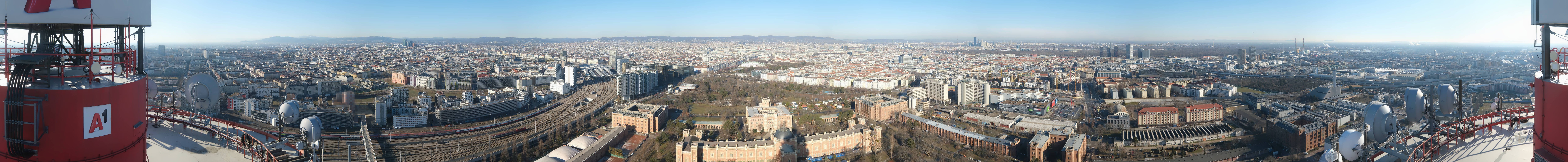 Archiv Foto Webcam Wien - Stadtpanorama