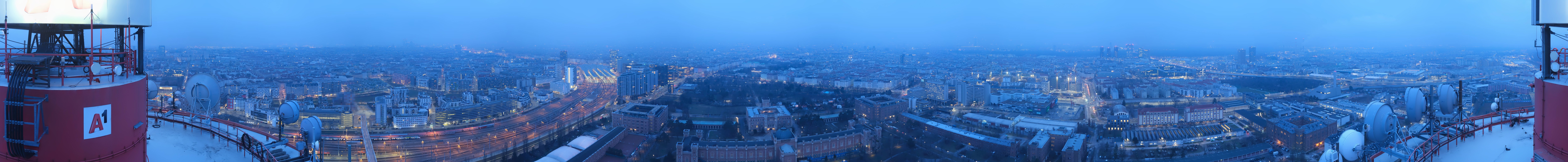 Archiv Foto Webcam Wien - Stadtpanorama