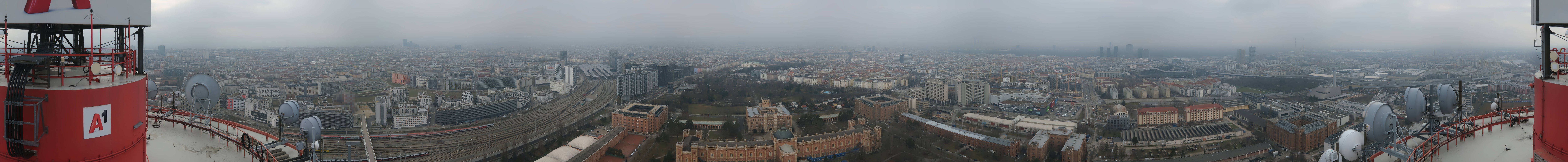 Archiv Foto Webcam Wien - Stadtpanorama