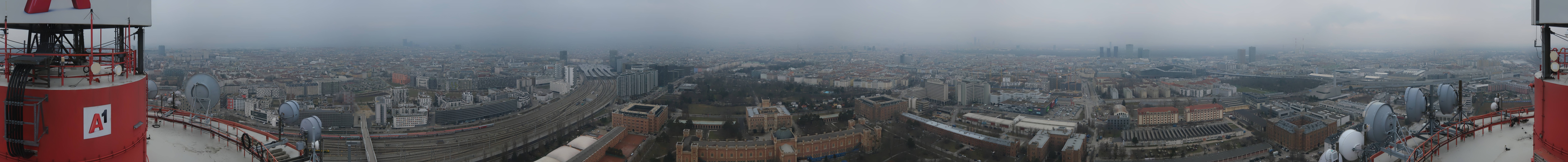 Archiv Foto Webcam Wien - Stadtpanorama