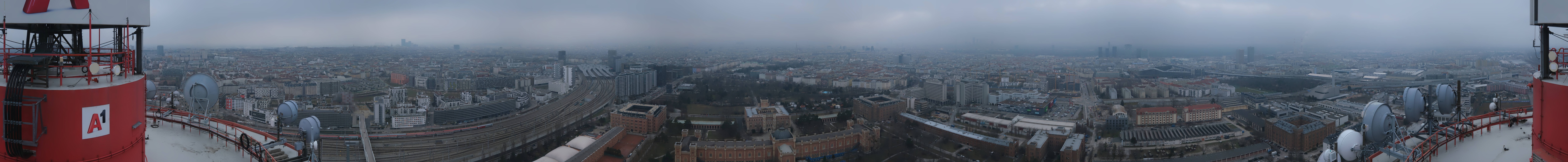 Archiv Foto Webcam Wien - Stadtpanorama