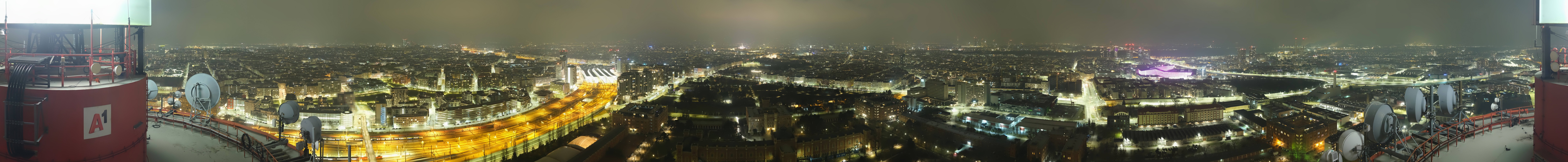 Archiv Foto Webcam Wien - Stadtpanorama