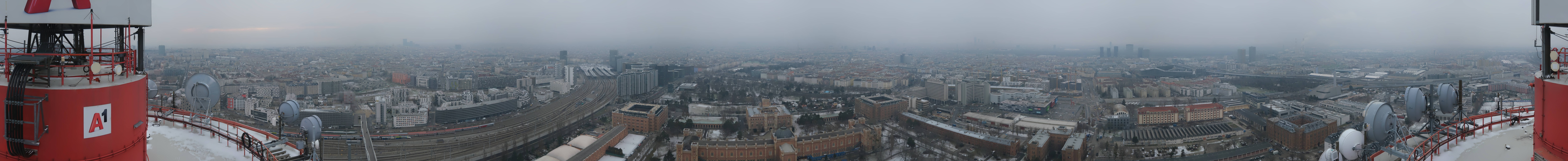 Archiv Foto Webcam Wien - Stadtpanorama