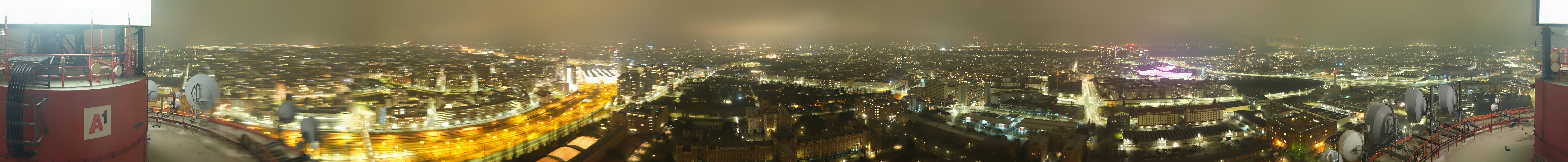 Archiv Foto Webcam Wien - Stadtpanorama