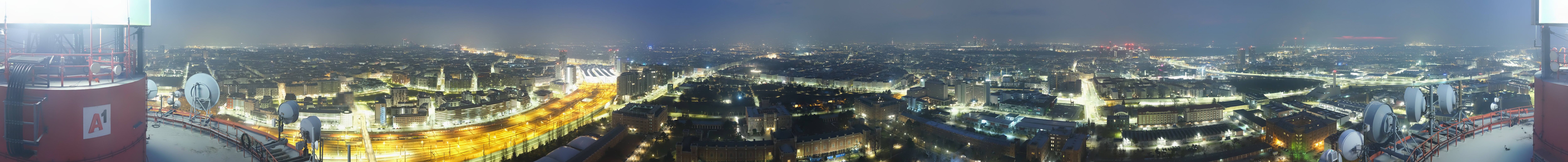 Archiv Foto Webcam Wien - Stadtpanorama