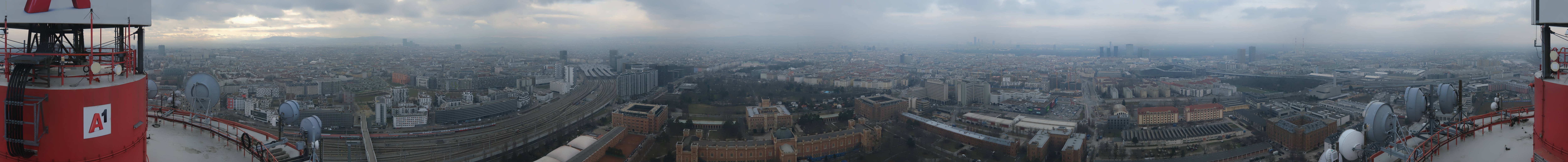 Archiv Foto Webcam Wien - Stadtpanorama