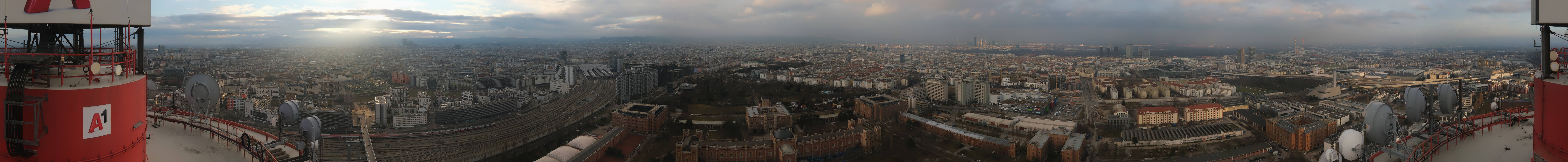 Archiv Foto Webcam Wien - Stadtpanorama