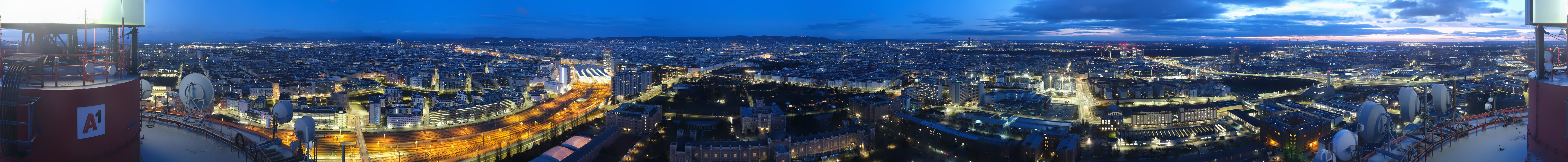 Archiv Foto Webcam Wien - Stadtpanorama