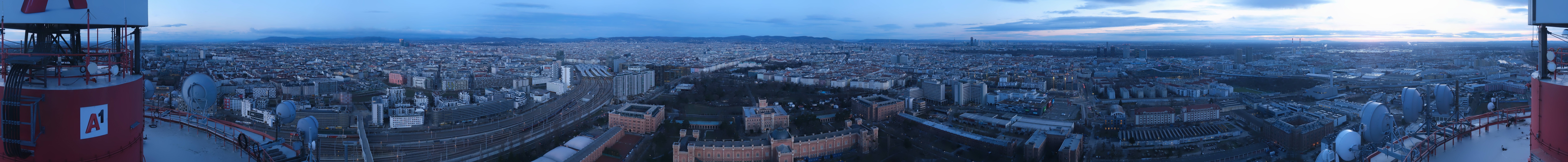 Archiv Foto Webcam Wien - Stadtpanorama