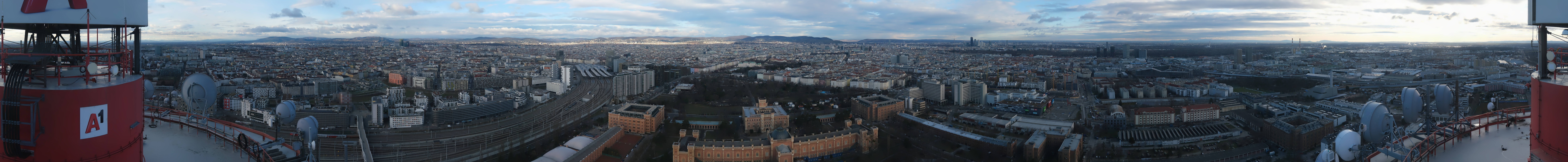 Archiv Foto Webcam Wien - Stadtpanorama