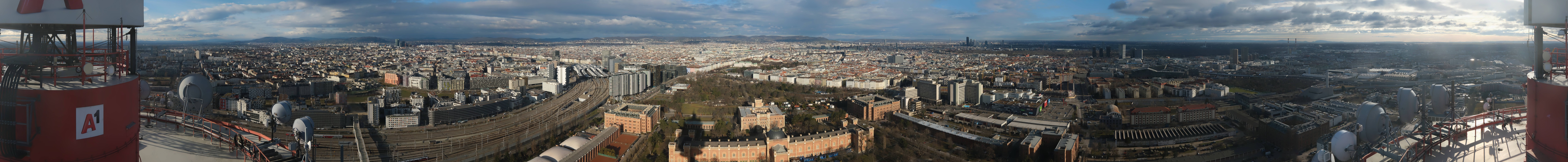 Archiv Foto Webcam Wien - Stadtpanorama
