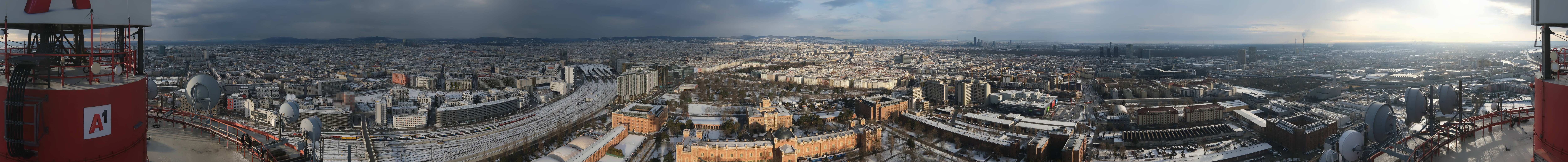 Archived image Webcam Vienna - View of the city