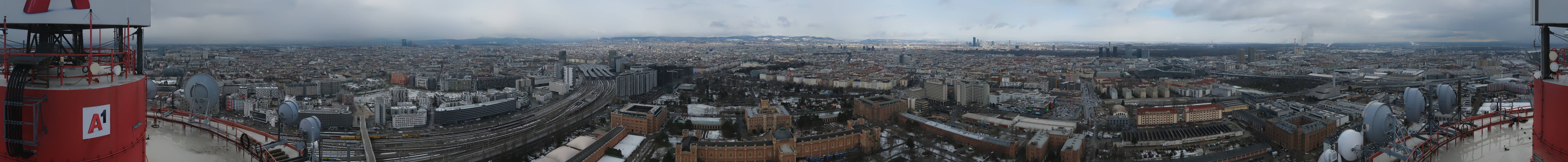 Archived image Webcam Vienna - View of the city