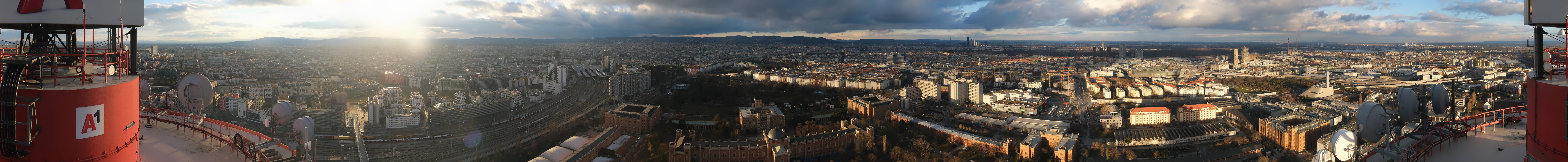 Archiv Foto Webcam Wien - Stadtpanorama