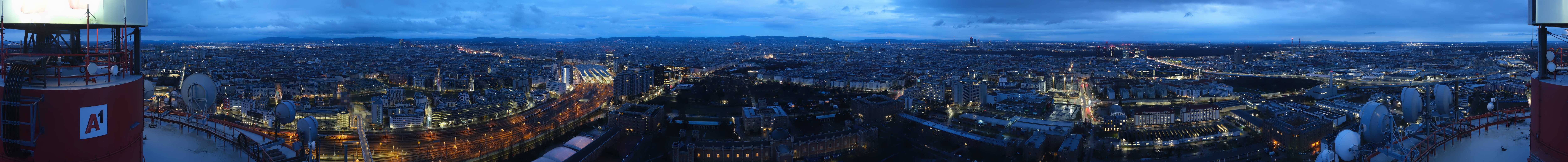 Archiv Foto Webcam Wien - Stadtpanorama