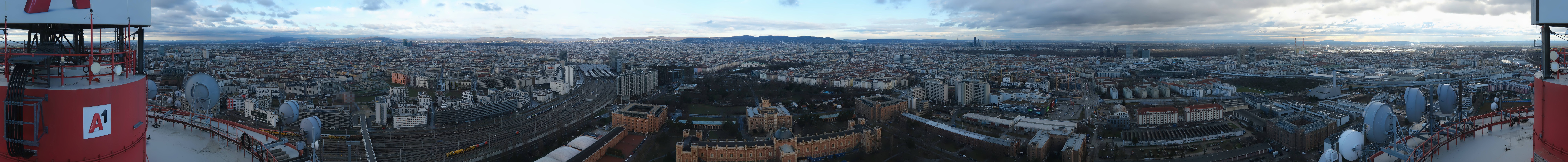 Archiv Foto Webcam Wien - Stadtpanorama