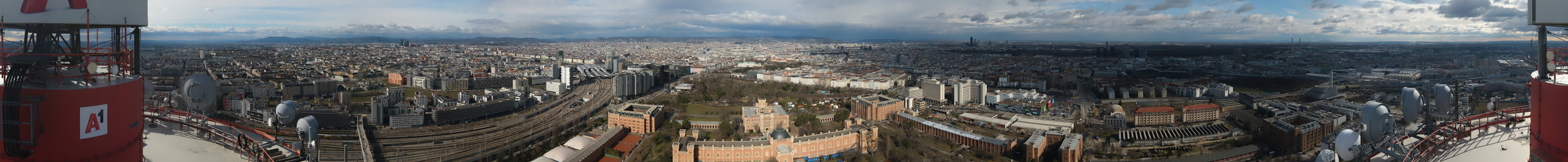 Archiv Foto Webcam Wien - Stadtpanorama