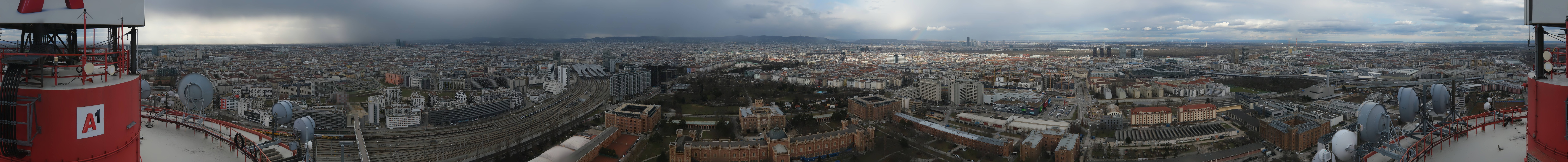 Archiv Foto Webcam Wien - Stadtpanorama