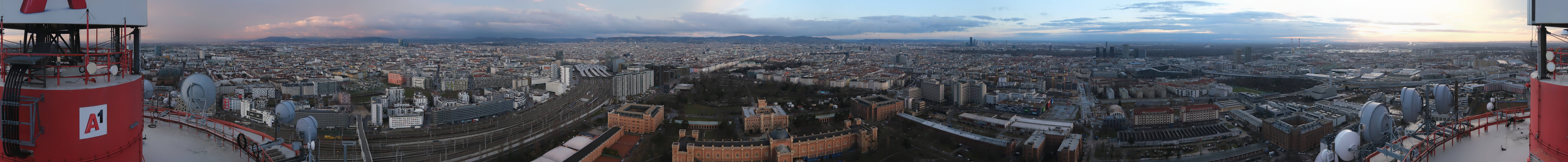 Archiv Foto Webcam Wien - Stadtpanorama