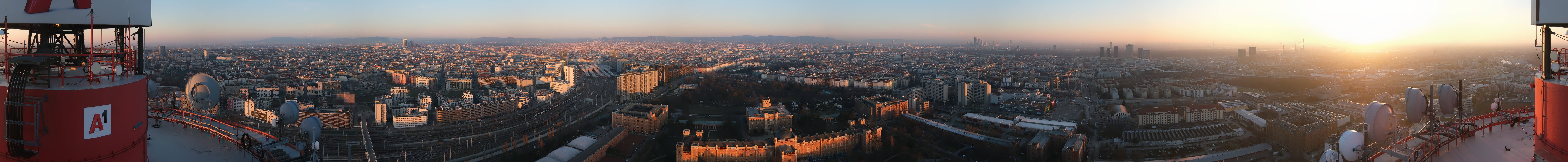 Archived image Webcam Vienna - View of the city