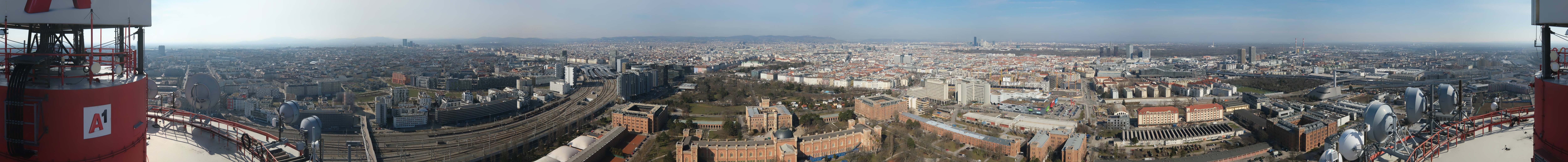 Archived image Webcam Vienna - View of the city