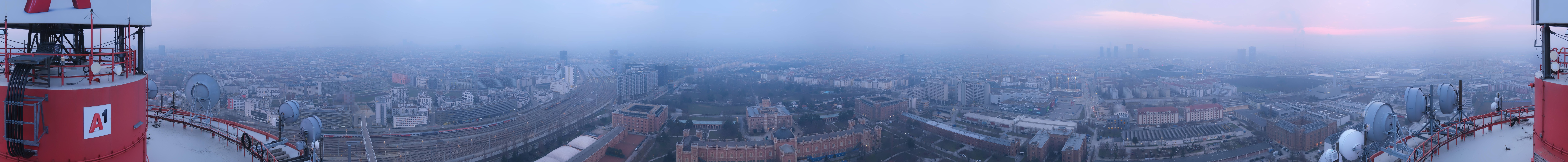 Archiv Foto Webcam Wien - Stadtpanorama