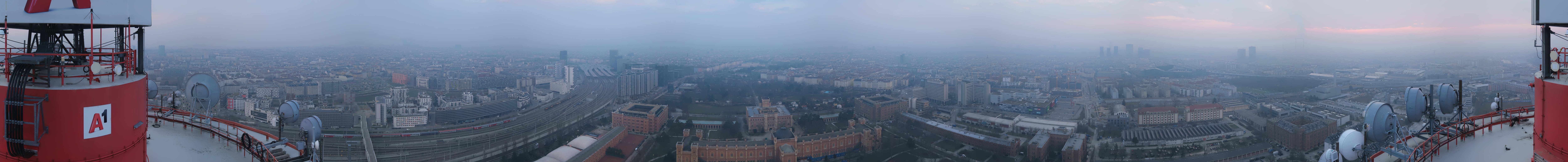 Archiv Foto Webcam Wien - Stadtpanorama