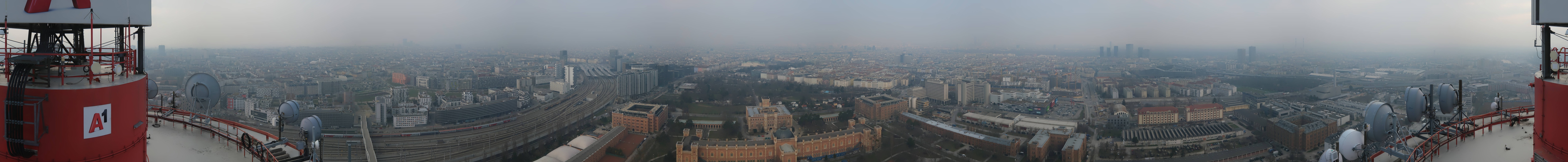 Archiv Foto Webcam Wien - Stadtpanorama