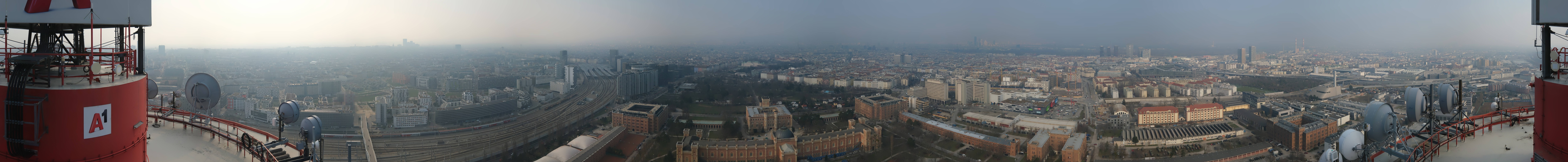 Archiv Foto Webcam Wien - Stadtpanorama
