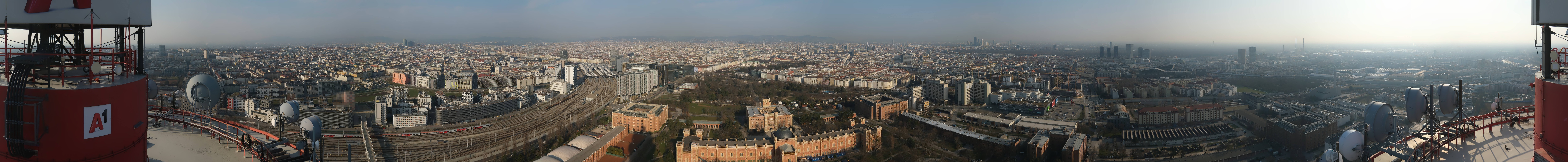 Archiv Foto Webcam Wien - Stadtpanorama