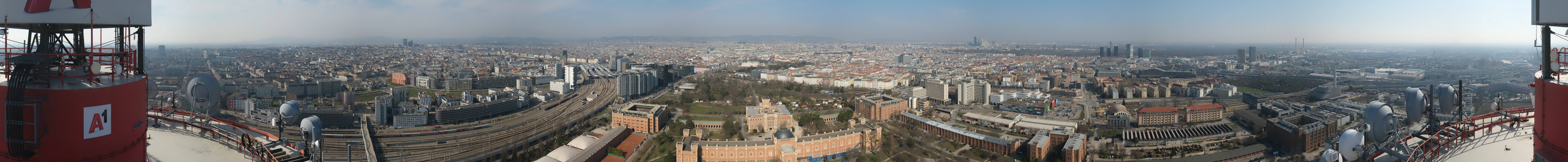 Archiv Foto Webcam Wien - Stadtpanorama