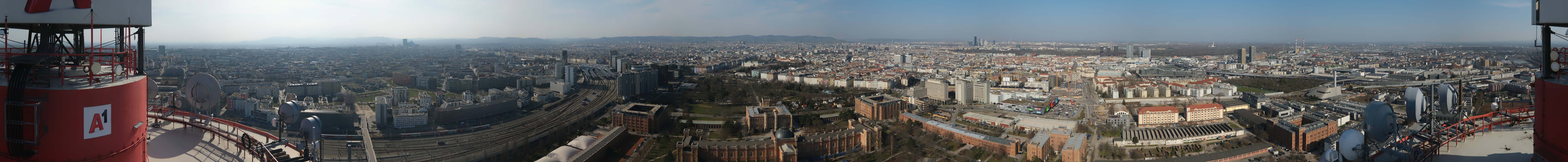 Archiv Foto Webcam Wien - Stadtpanorama