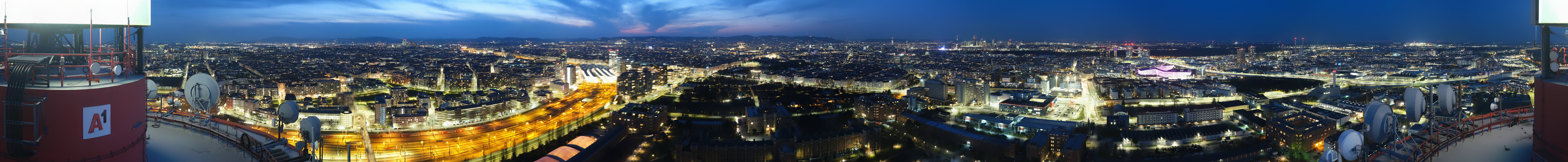Archiv Foto Webcam Wien - Stadtpanorama