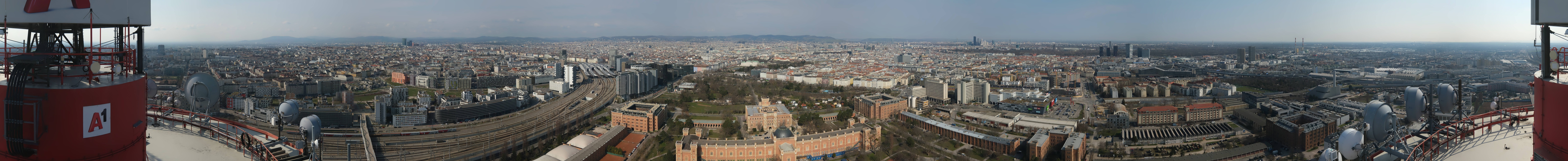 Archiv Foto Webcam Wien - Stadtpanorama