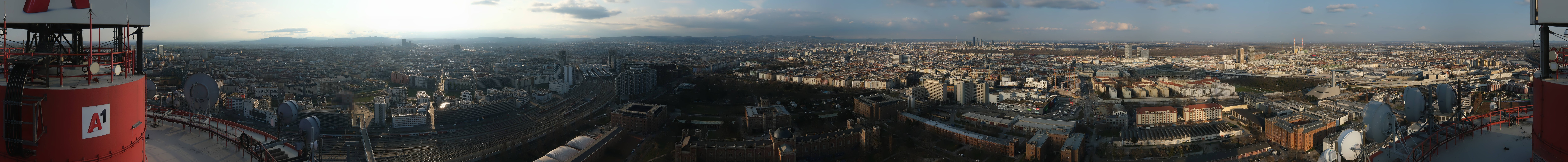 Archiv Foto Webcam Wien - Stadtpanorama