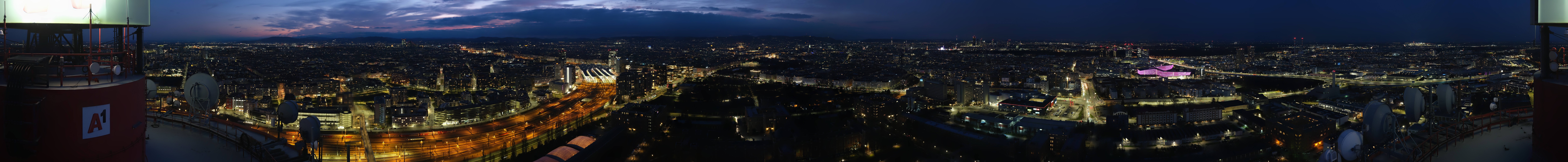 Archiv Foto Webcam Wien - Stadtpanorama