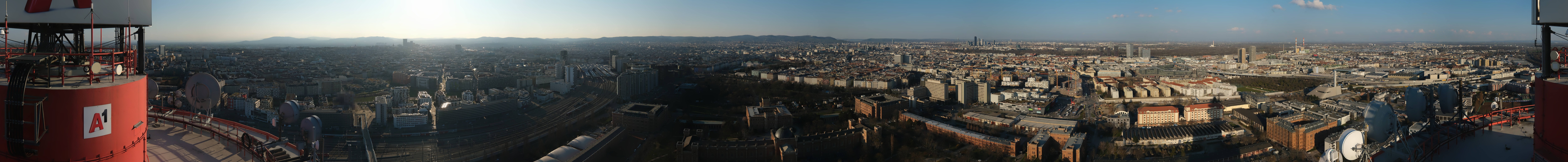Archiv Foto Webcam Wien - Stadtpanorama