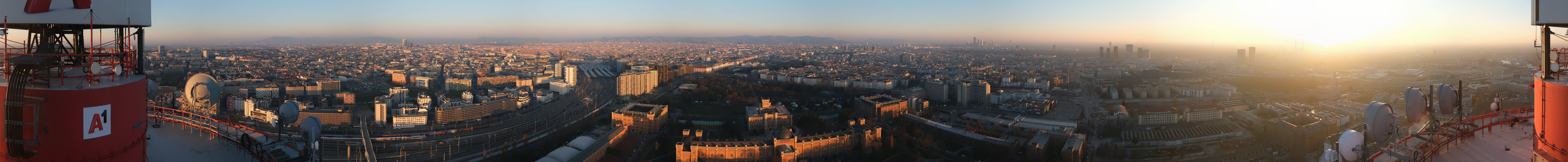 Archiv Foto Webcam Wien - Stadtpanorama