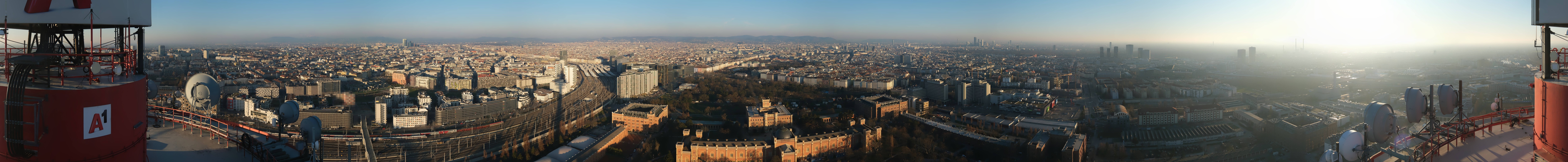 Archiv Foto Webcam Wien - Stadtpanorama