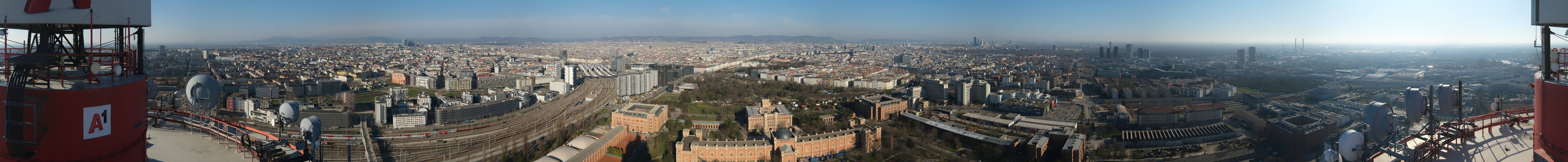Archiv Foto Webcam Wien - Stadtpanorama