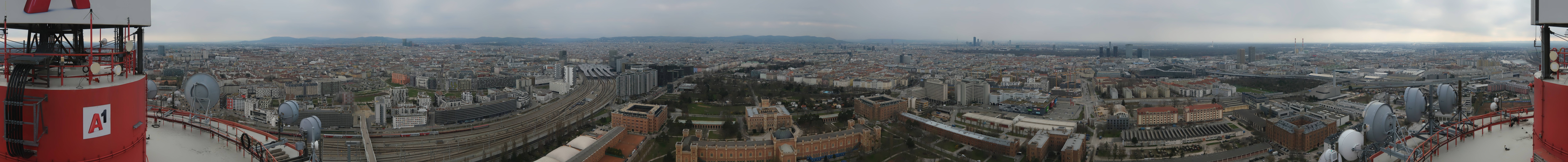 Archived image Webcam Vienna - View of the city