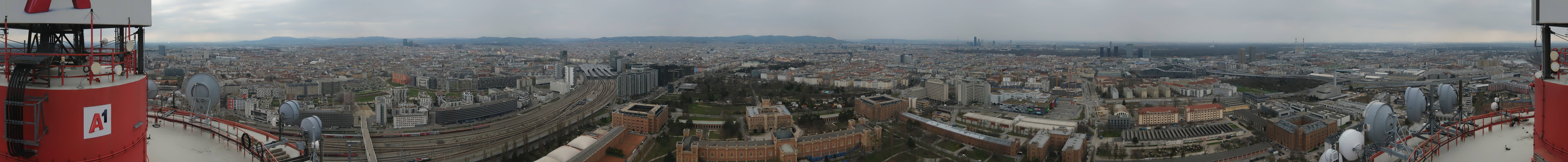 Archived image Webcam Vienna - View of the city