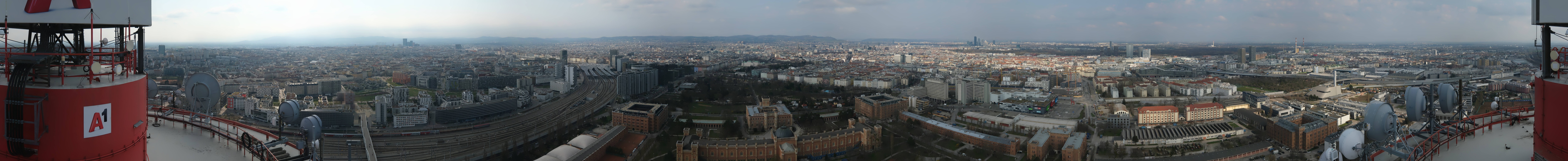 Archived image Webcam Vienna - View of the city