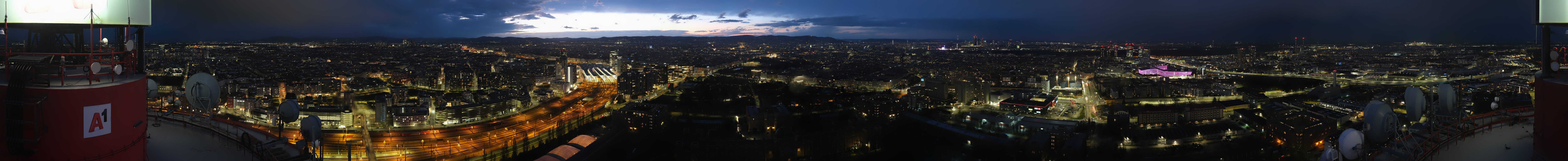 Archiv Foto Webcam Wien - Stadtpanorama