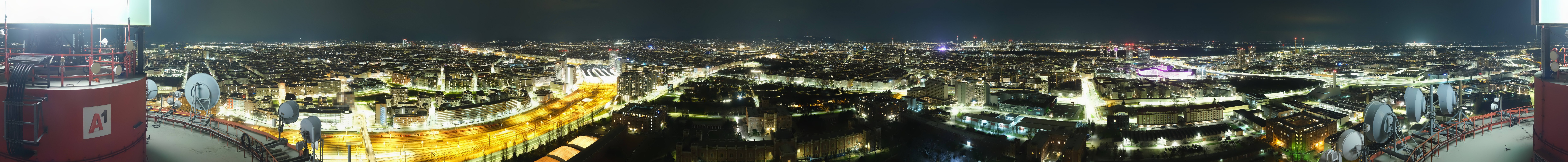 Archiv Foto Webcam Wien - Stadtpanorama
