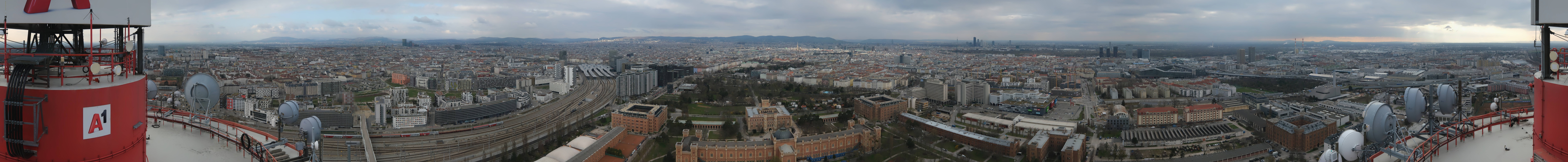 Archiv Foto Webcam Wien - Stadtpanorama