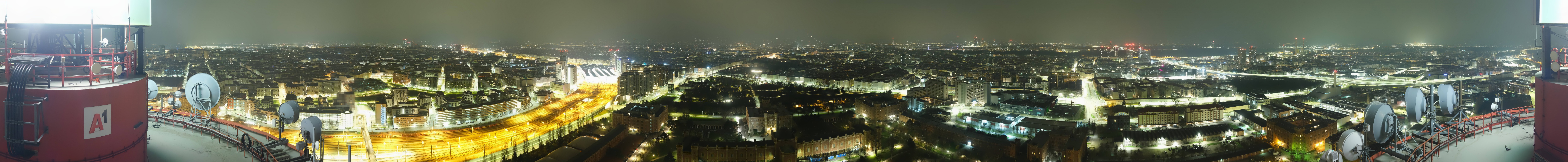 Archiv Foto Webcam Wien - Stadtpanorama
