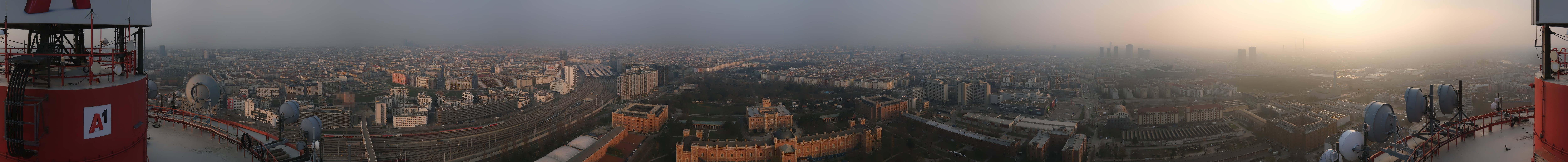 Archiv Foto Webcam Wien - Stadtpanorama