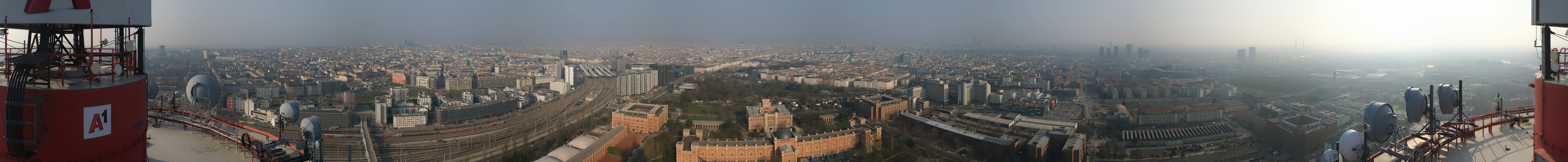 Archiv Foto Webcam Wien - Stadtpanorama